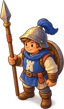 A spearman of the kingdom
